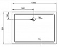 Фотография товара Cezares Tray TRAY-M-AH-180/90-35-W