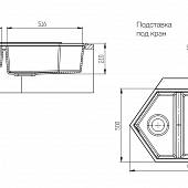 Кухонная мойка, серый, KitKraken Creek Y-900M.7032