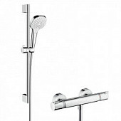 Термостат с душевым набором Hansgrohe Croma Select E 27081400