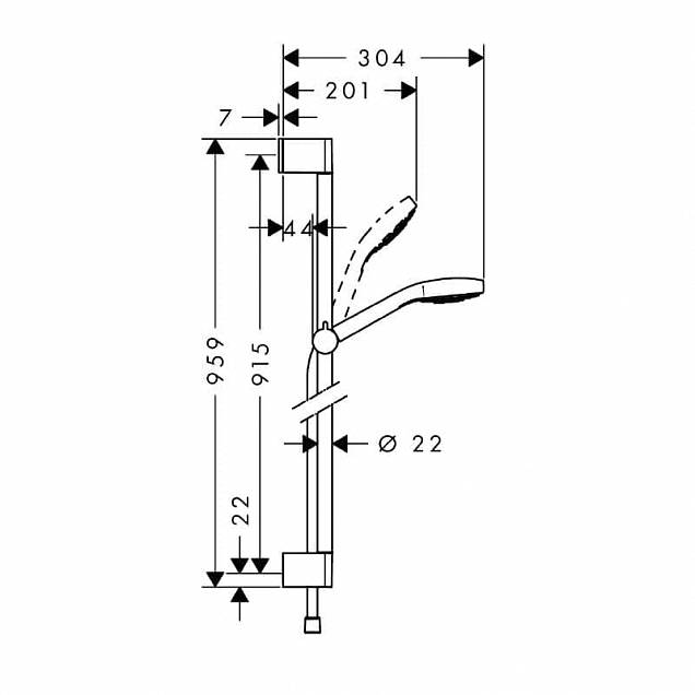 Фотография товара Hansgrohe Croma Select S 26573400