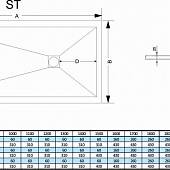 Душевой поддон 90х90 см, крем, RGStone Tray ST-099C 14152099-03