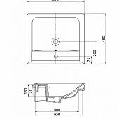 Раковина 80 см Акватон Тигода 80 1WH302084