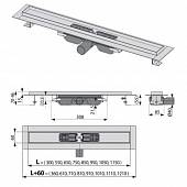 Душевой лоток Alcaplast Low APZ101-850