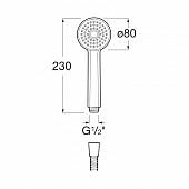 Душевая лейка Roca Stella 5B9103C07