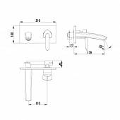 Смеситель для раковины Lemark Mars LM3526C