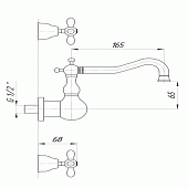 Смеситель для раковины Migliore Princeton Plus ML.PRP-8070.CR