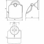 Держатель туалетной бумаги Bemeta Retro 144312012