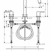 Смеситель для раковины Hansgrohe Vernis Shape 71553000