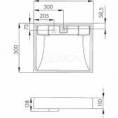 Раковина 60 см Акватон Рейн 1A72103KRW010