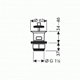 Фотография товара Hansgrohe No design line Hansgrohe 50101000