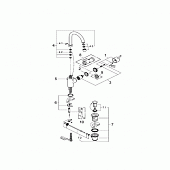 Смеситель для раковины (д.к) Grohe Concetto 32629001