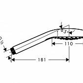 Душ ручной Hansgrohe Croma Select S 26806400