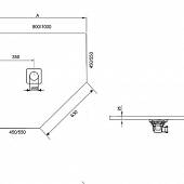 Душевой поддон 100х100 см, белый, RGW Stone Tray ST/T-0100W 16155100-01