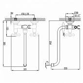 Смеситель для ванны , хром, Iddis Jeals JE2SBL0i10