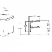 Сиденье для душа RGW SHP-12 Shower help 04281240-01