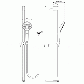 Душевой гарнитур Ideal Standard Ideal Evo B2238AA