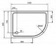 Фотография товара Cezares Tray TRAY-M-RH-120/90-550-35-W-L