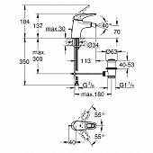 Смеситель для биде (д.к.) Grohe Eurostyle 33565LS3