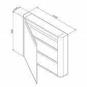Шкаф-зеркало Am.Pm Sensation M30MCL0801BG