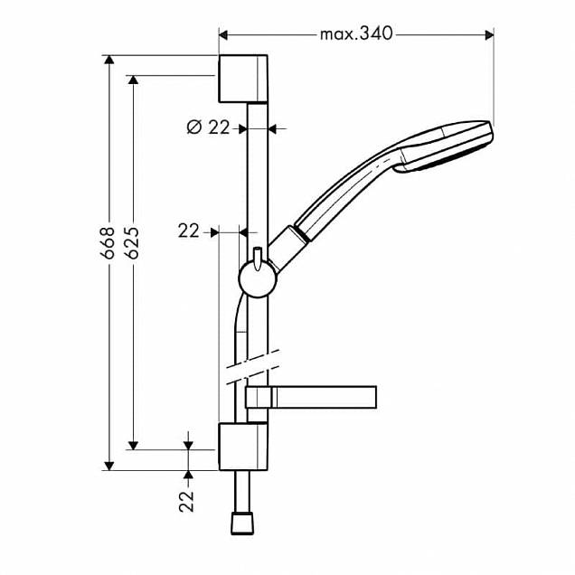 Фотография товара Hansgrohe Croma 27717000