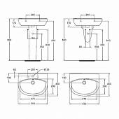 Раковина Vidima СеваФреш W401661