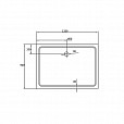 Фотография товара Cezares Tray TRAY-S-AH-120/90-13-W