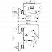 Смеситель для ванны Ideal Standard Cerafine Model D BC494AA