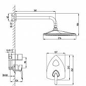 Душевая система Lemark Mars LM3522C