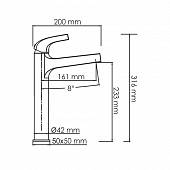 Смеситель для раковины WasserKraft Sauer 7103H