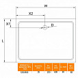 Фотография товара Cezares Tray TRAY-M-AH-120/80-35-W