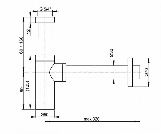 Фотография товара Alcaplast No design A400