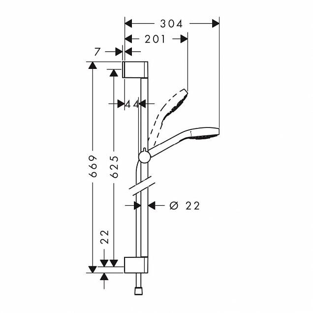 Фотография товара Hansgrohe Croma Select S 26564400