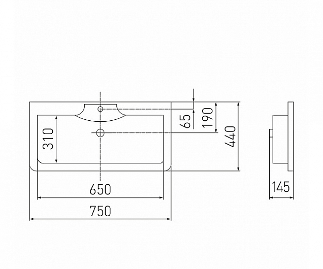 Фотография товара Акватон Валенсия 1A123601VA340-K