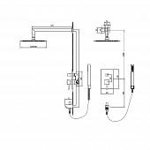 Душевая система, RGW SP-54 21140854-01