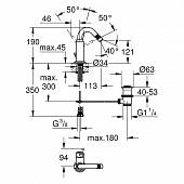 Смеситель для биде (д.к) Grohe Atrio 32108001