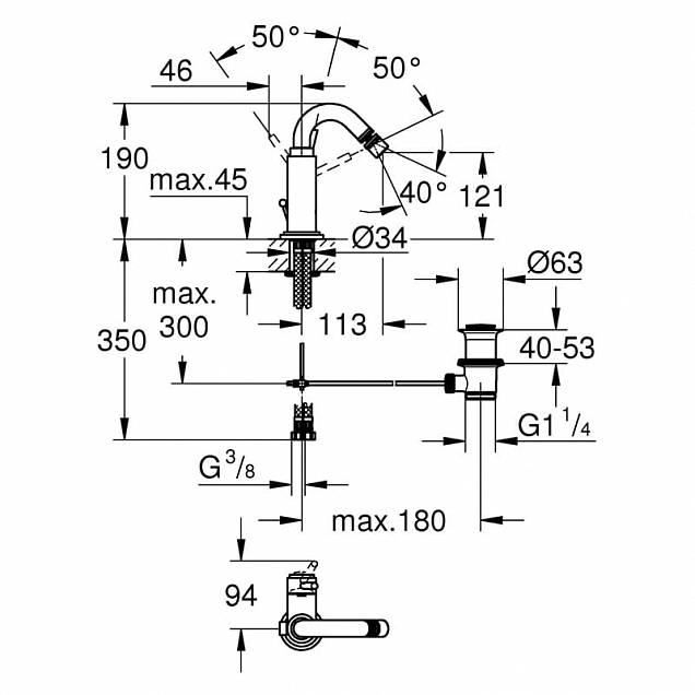 Фотография товара Grohe Atrio 32108001Gr