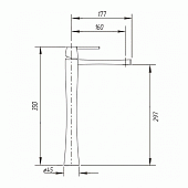 Смеситель для раковины (д.к) Migliore Opera ML.OPR-6017.CR