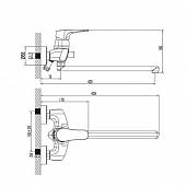 Смеситель универсальный Lemark Shift LM4331C