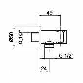 Шланговое подключение с держателем Webert Comfort AC0354015