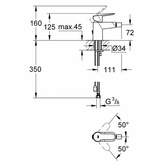 Фотография товара Grohe BauEdge   23332000Gr