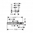 Фотография товара Hansgrohe ShowerTablet Select 13184000