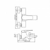 Смеситель для ванны WasserKraft Glan 6601