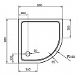 Фотография товара Cezares Tray TRAY-M-R-90-550-35-W